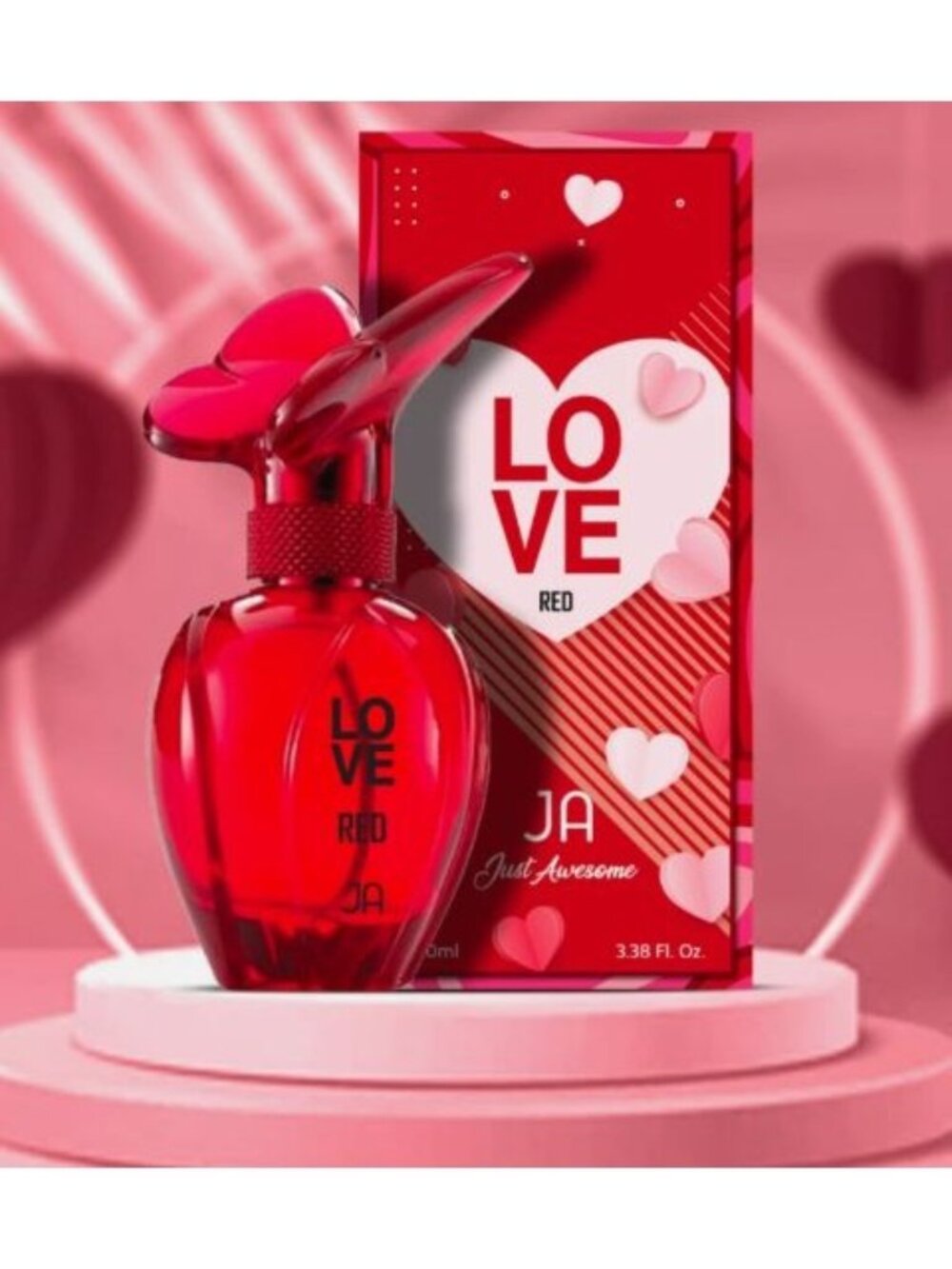Love Red by Just Awesome JA EDT Women's Perfume 100ml 3.38 fl. oz.